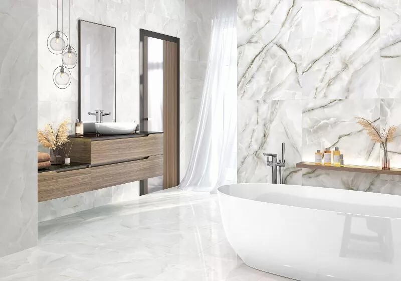 Керамогранит 6060ORO15P LCM Onyx Royal Gray Полированный 600 x 600 x 8 мм.