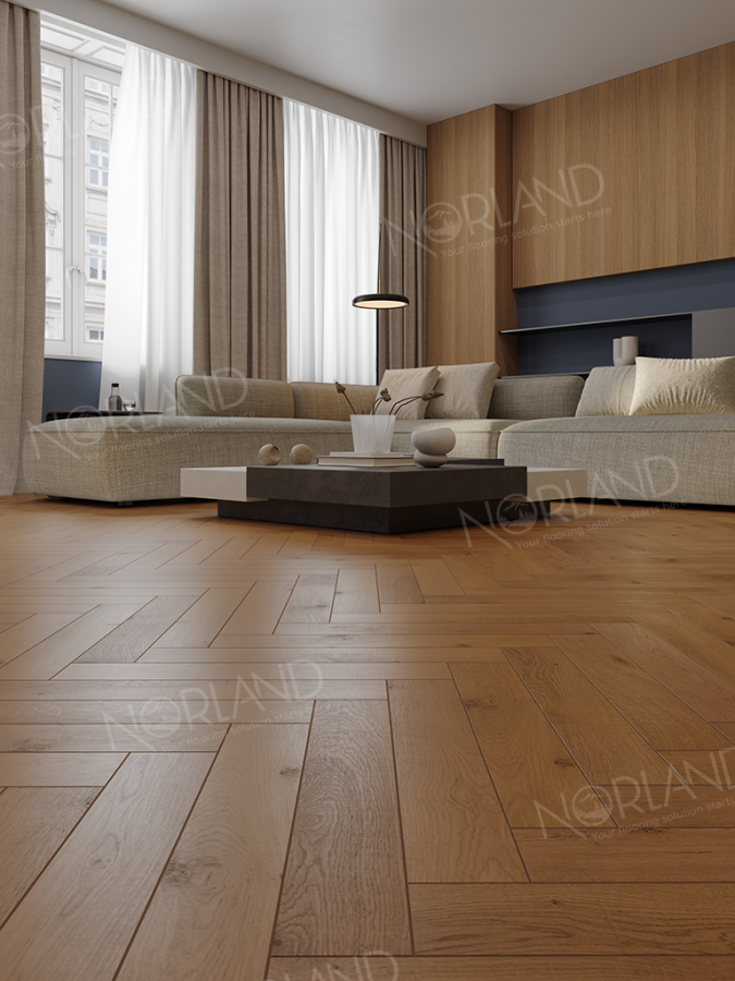 Ламинат Alpine Floor Norland Herringbone Elegant Strong LF304-13 Дуб Помона 600х100х12 mm