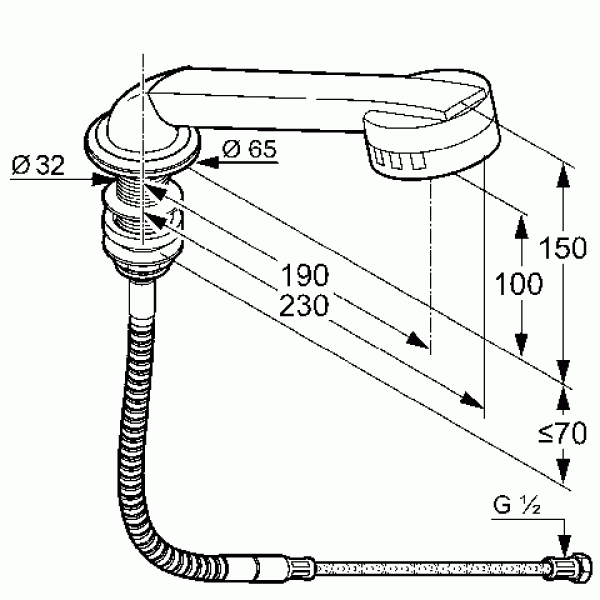 Kludi Zenta душевой гарнитур 2765205
