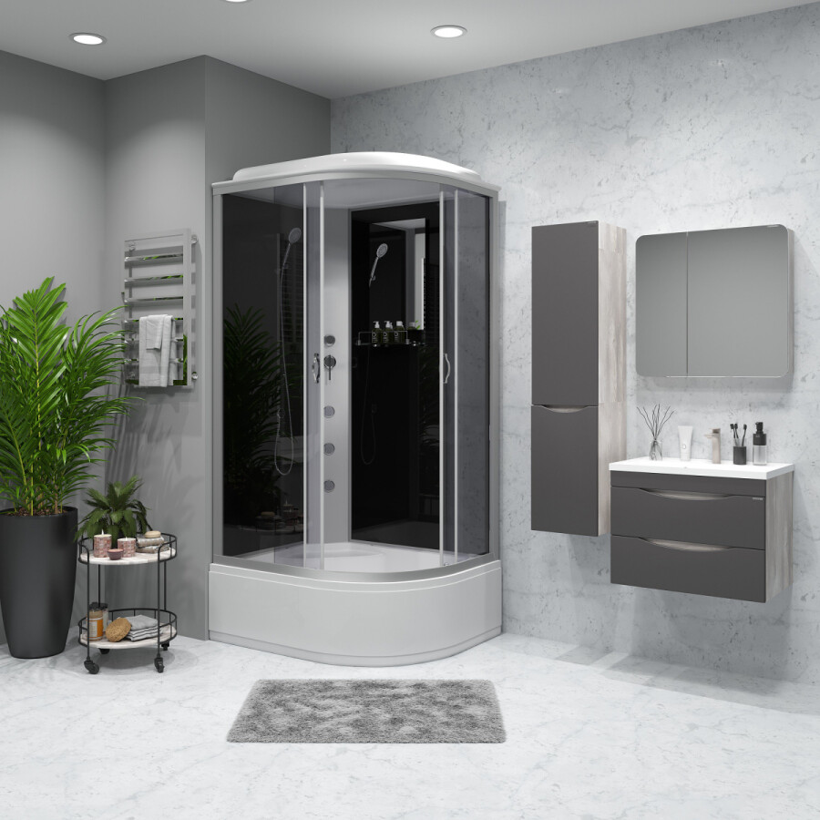 Niagara NG 2510-14LG Душевая кабина 120x80 Левосторонняя с гидромассажем 25101434LG