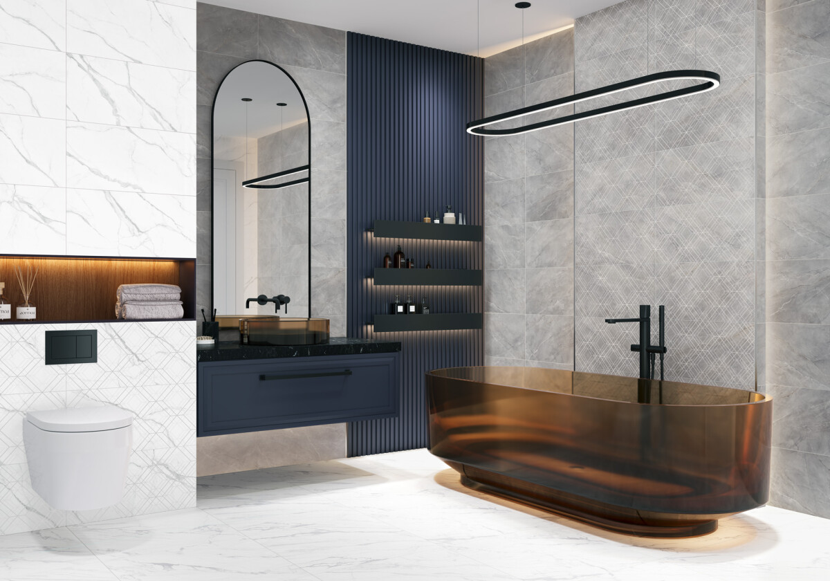 New Trend Лимс светлый / Lims Light Керамическая плитка настенная 300 x 600 x 9 WT36LMM00