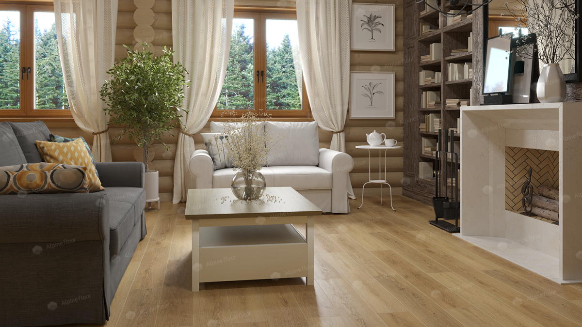 Alpine Floor Grand Sequoia SPC ламинат Сьерра ECO 11-31 New 1220 х 183 х 4.0 mm