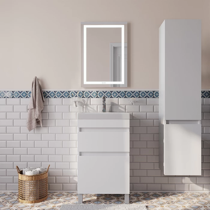 Iddis Zodiac тумба 50 см с раковиной белый ZOD5CBFi95K