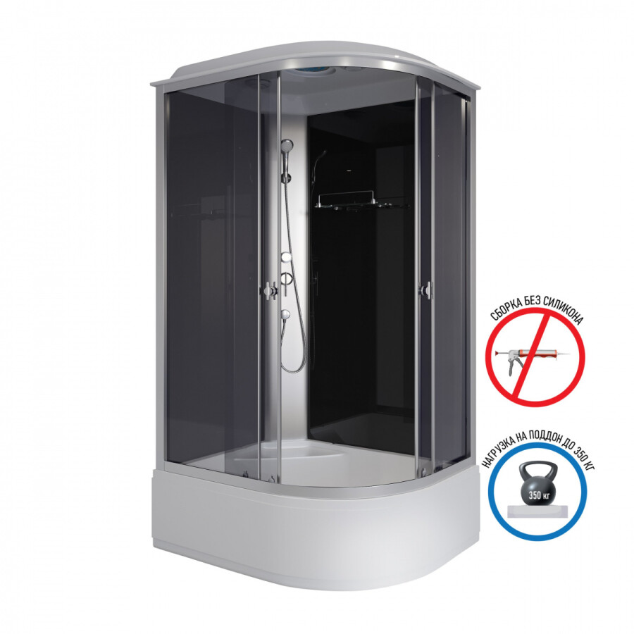 Niagara Eco Душевая кабина 120x80 Тропический душ Левая E120/80/40L/TN