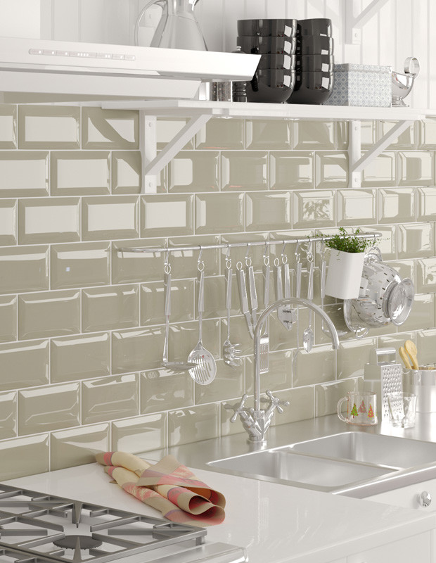 Golden Tile Metrotiles 10х20см плитка настенная бежевая