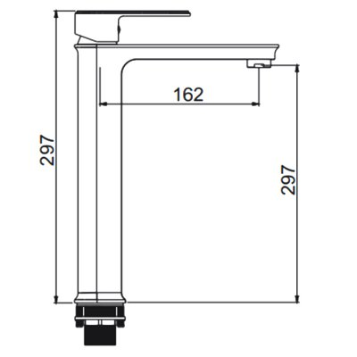 Gerhans K22T смеситель для раковины K11122T