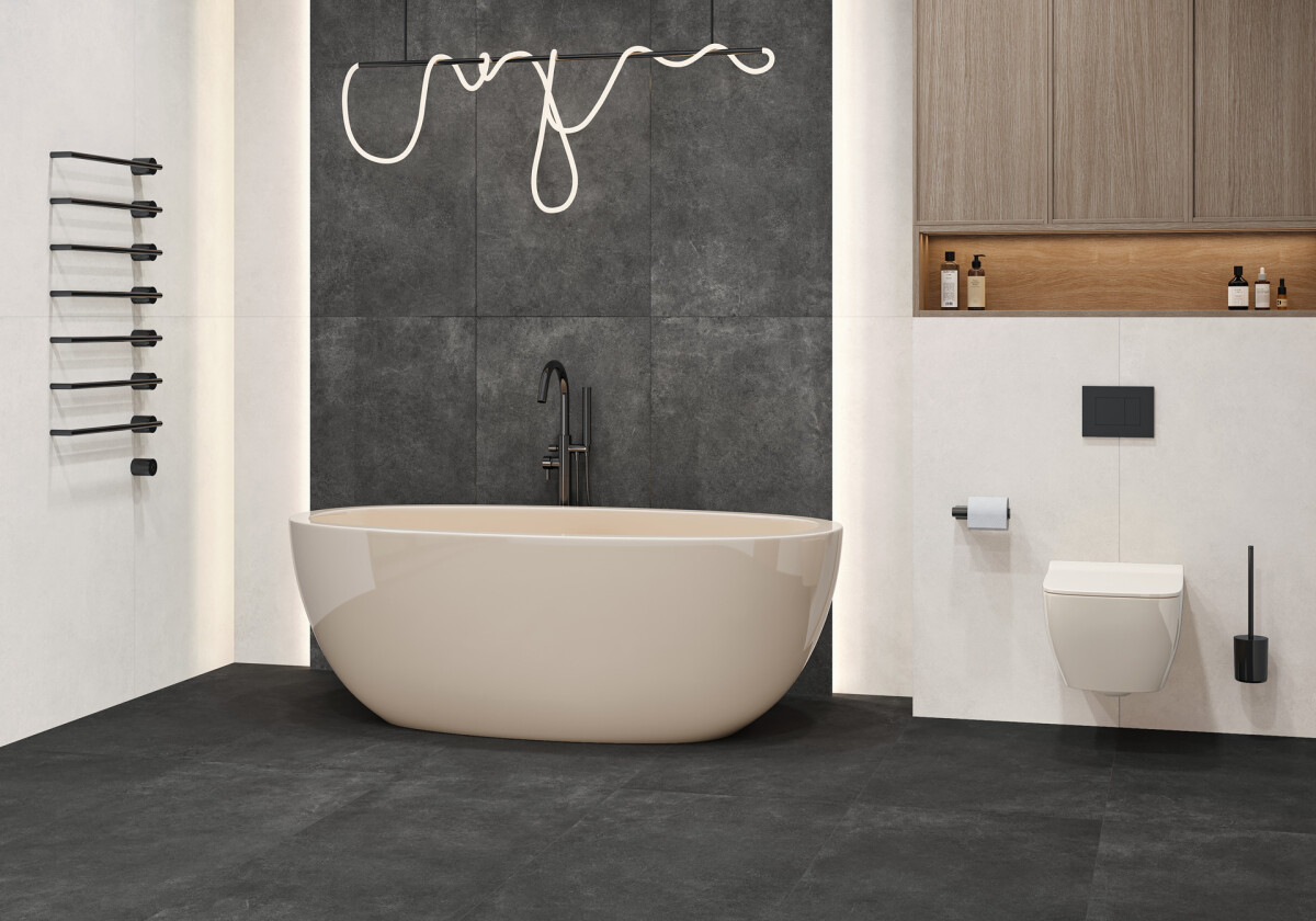 Керамогранит Artkera Group Микроцемент Бронз / Microcement Bronze матовый 600 x 600 x 9.5 мм. GP6060MIM31M