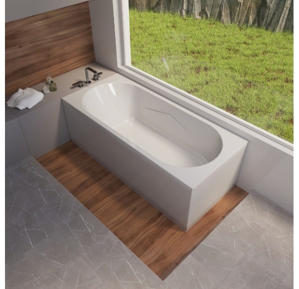 Mirsant Premium Каспий 160*70 ванна акриловая прямоугольная УТ000019856