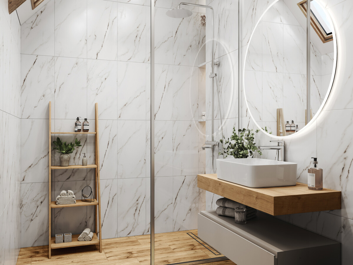 Керамогранит Cersanit City Line белый 29,7x59,8 A17669