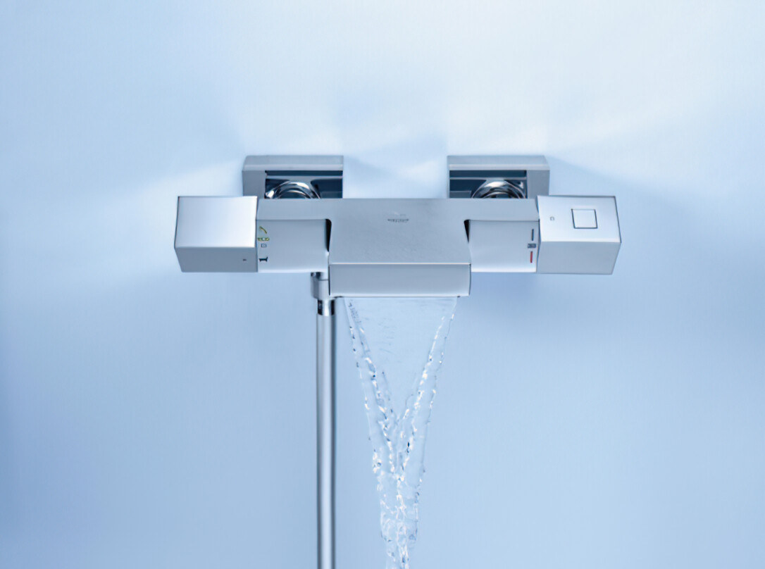 Grohe Grohtherm Cube 34497000 смеситель для ванны хром