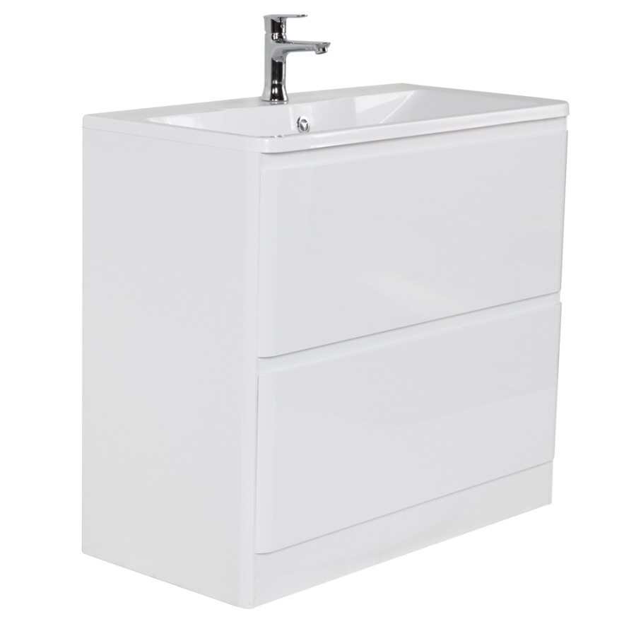 BelBagno Albano 90 см тумба с раковиной ALBANO-900-2C-PIA-BL напольная
