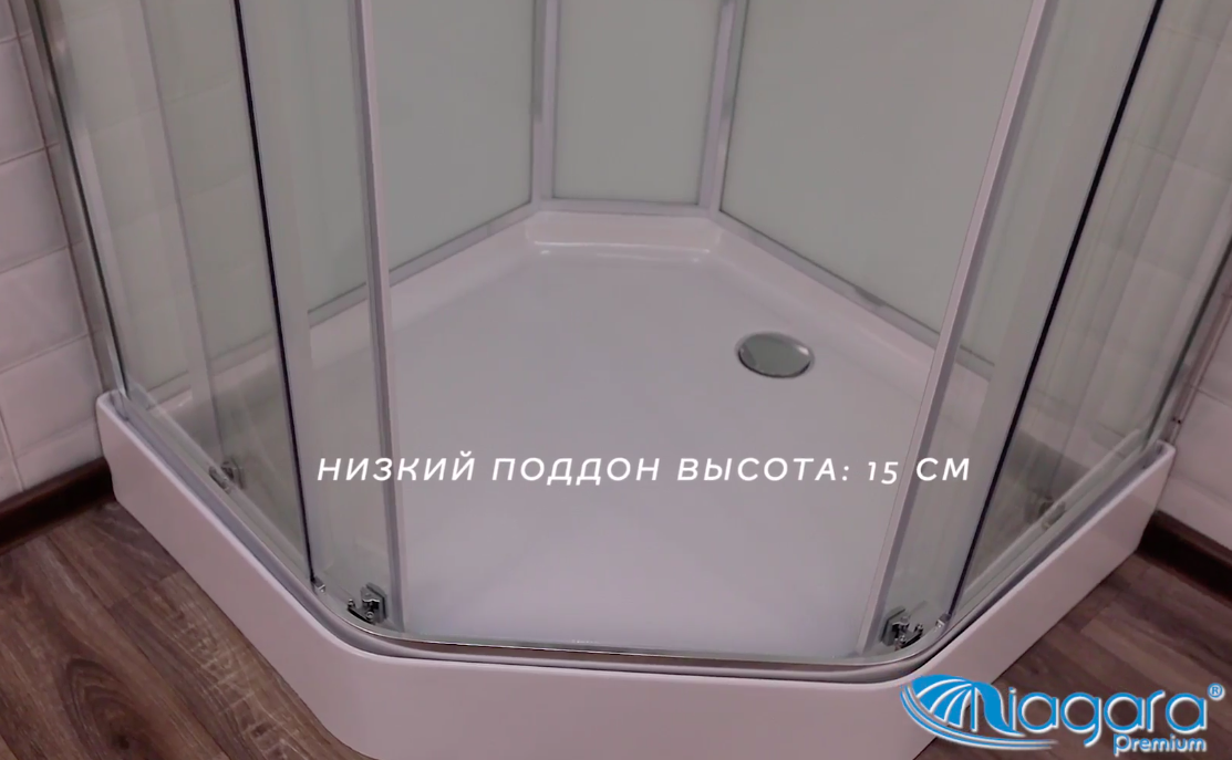Niagara NG 6002-01D Душевая кабина 100x100 Бессиликоновая сборка 60020114D