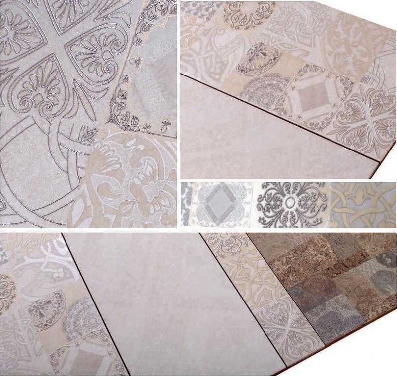 Azori Mosaic 20х50 см декор настенный матовый
