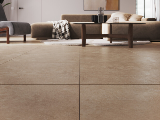 Керамогранит Cersanit Limestone бежевый ректификат рельеф 59,8x59,8 A17890