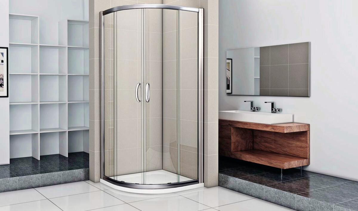 Bas Infinity R-90-C-CH душевое ограждение 90*90*185 ИН00005