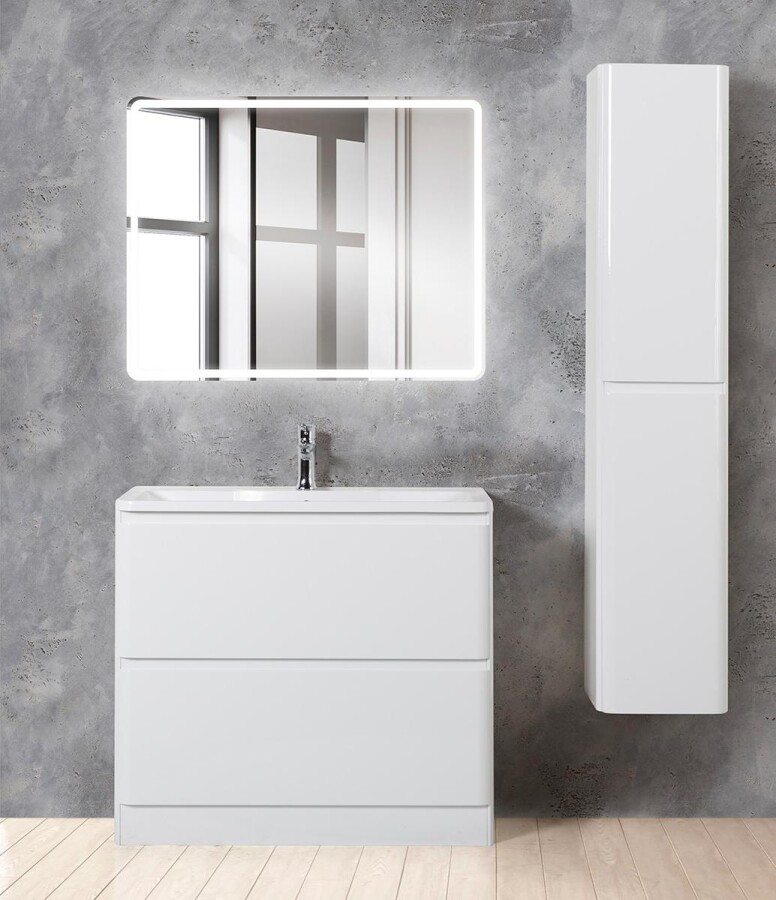 BelBagno Albano 90 см тумба с раковиной ALBANO-900-2C-PIA-BL напольная