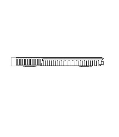 Hi-Therm Тип 11 стальной панельный радиатор 300 боковое