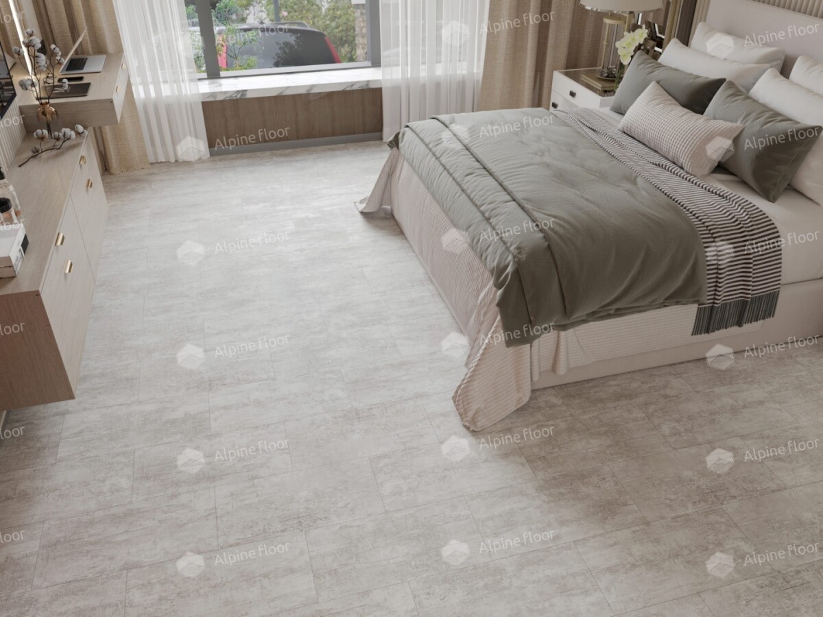 Alpine Floor Light Stone Кварцвиниловая плитка LVT Ратленд ECO 15-9 608 х 303 х 2.5 mm