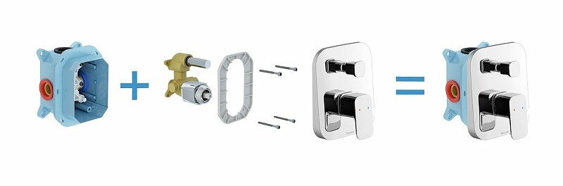 Ravak 10° Free-TD F 065.00 Смеситель для душа хром X070136