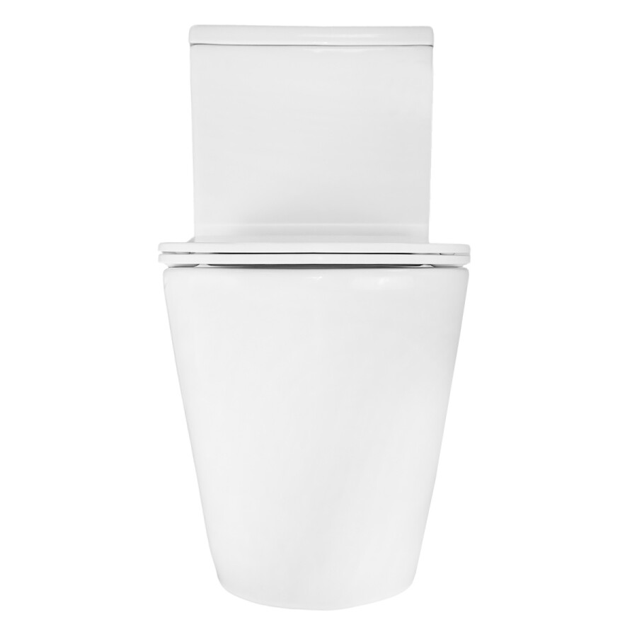 Унитаз-моноблок Azario Prime 373х645х765 напольный, безободковый , с быстросъемным сиденьем "Микролифт" AZ-1363OP