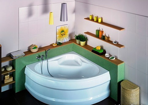 Ванна акриловая Cersanit Aurora 145x145 см угловая