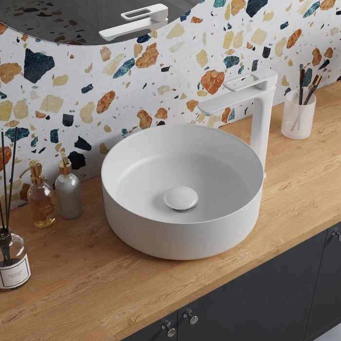 Iddis Optima Home донный клапан белый матовый без перелива OPHWM00i88