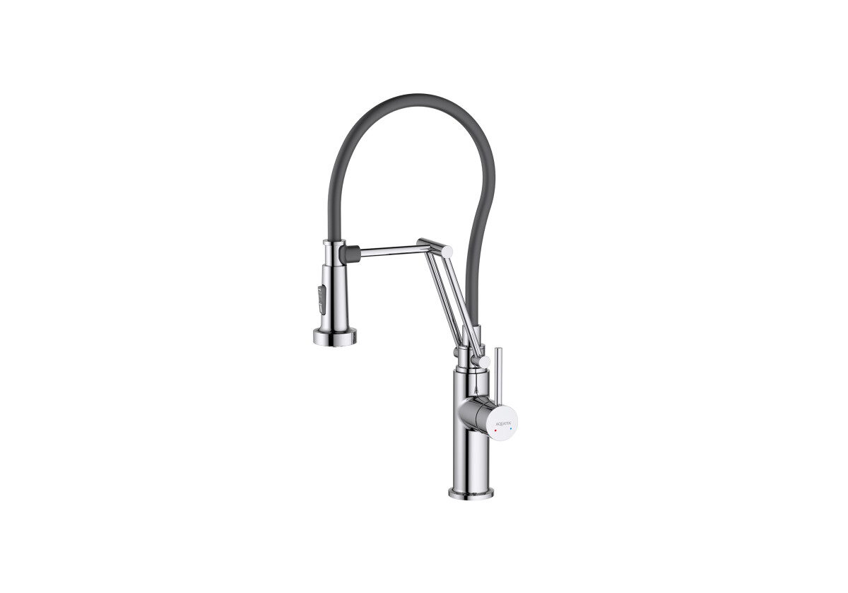 Aquatek Европа Смеситель для кухни 2 jet (профессиональный) AQ1388CR