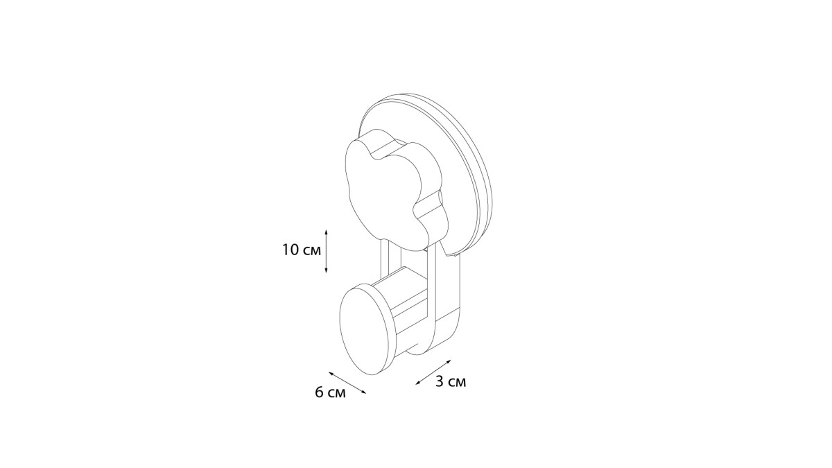 Fixsen крючок одинарный GR-7080
