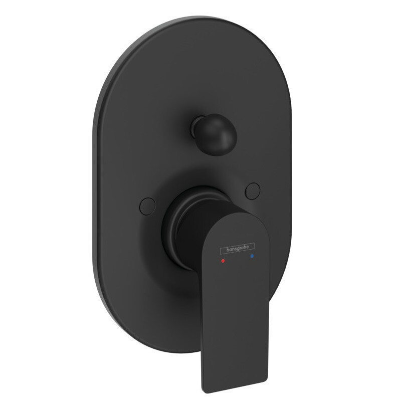 Hansgrohe 72459670S Set HG Rebris E смеситель для ванны скрытого монтажа (72459670+31741180), матовый черный