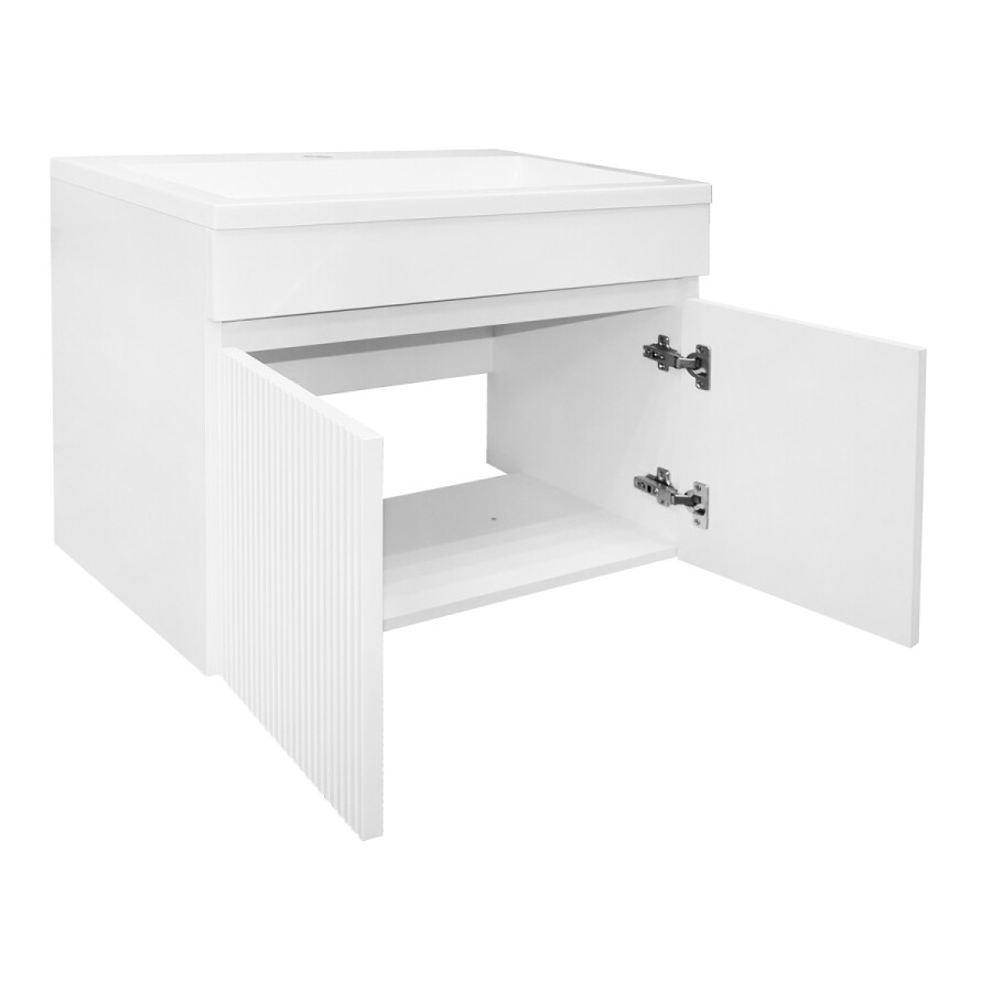 Комплект Тумба Loranto Serenada 70 700х450х550 подвесная, с раковиной Астория 70, белый CS00096748