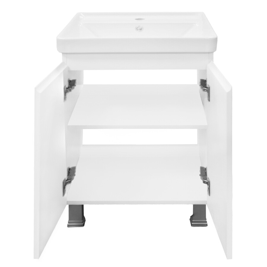 Комплект Тумба Azario Мила 50/Н напольная с раковиной Monte 50 CS00097990