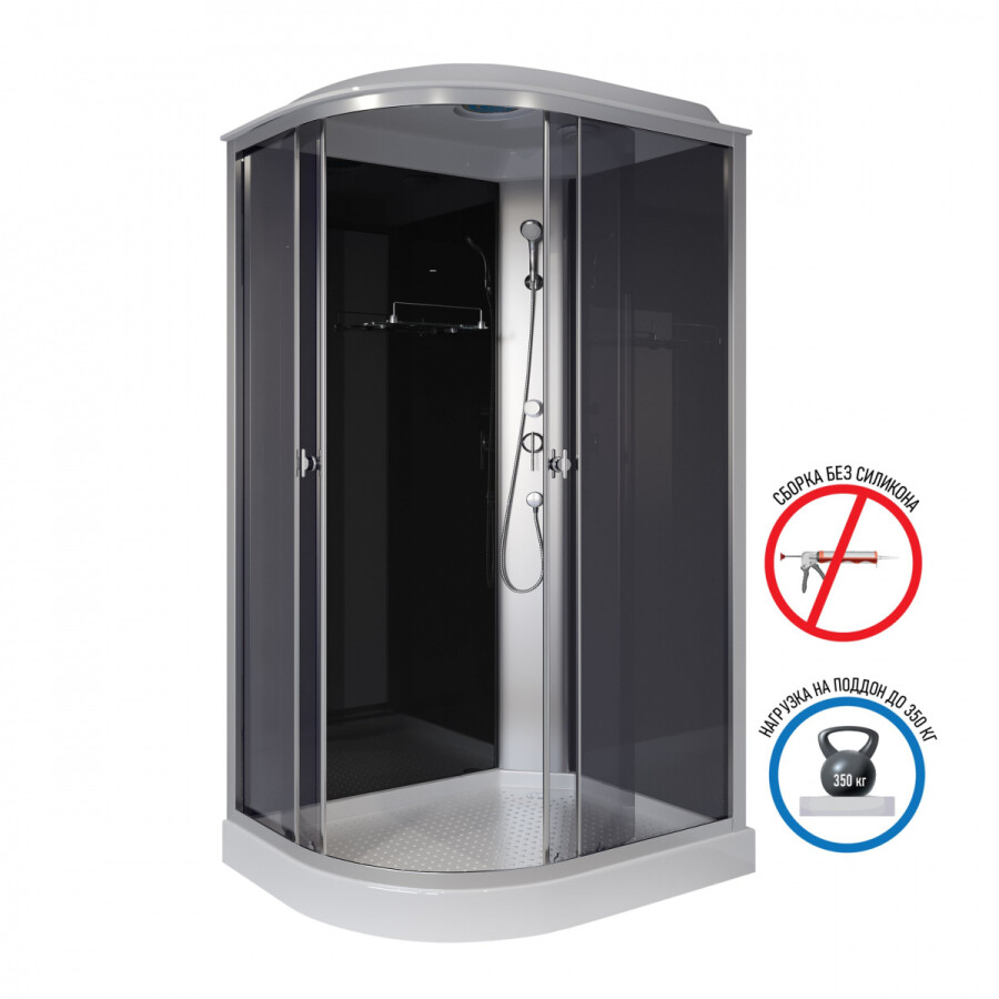 Niagara Eco Душевая кабина 120x80 Тропический душ Правая E120/80/13R/ТN