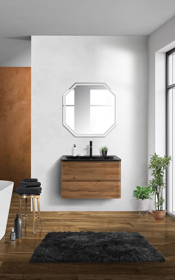 BelBagno Albano 80 см тумба с раковиной ALBANO-800-2C-SO-RR подвесная