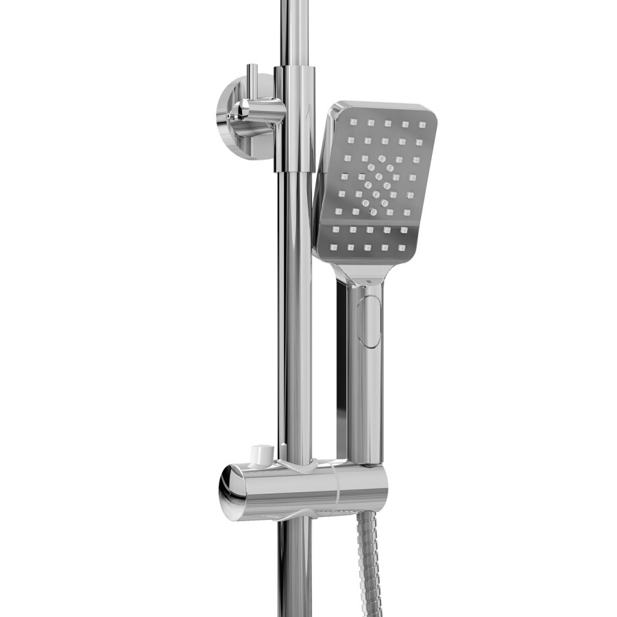 Душевая стойка Grossman Cosmo 500.K35.02.100 с верхним душем,ручной лейкой и смесителем,хром глянцевый,1 место