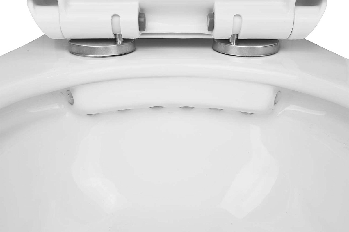 Loranto Fredo унитаз безободковый с крышкой CS-WH8005