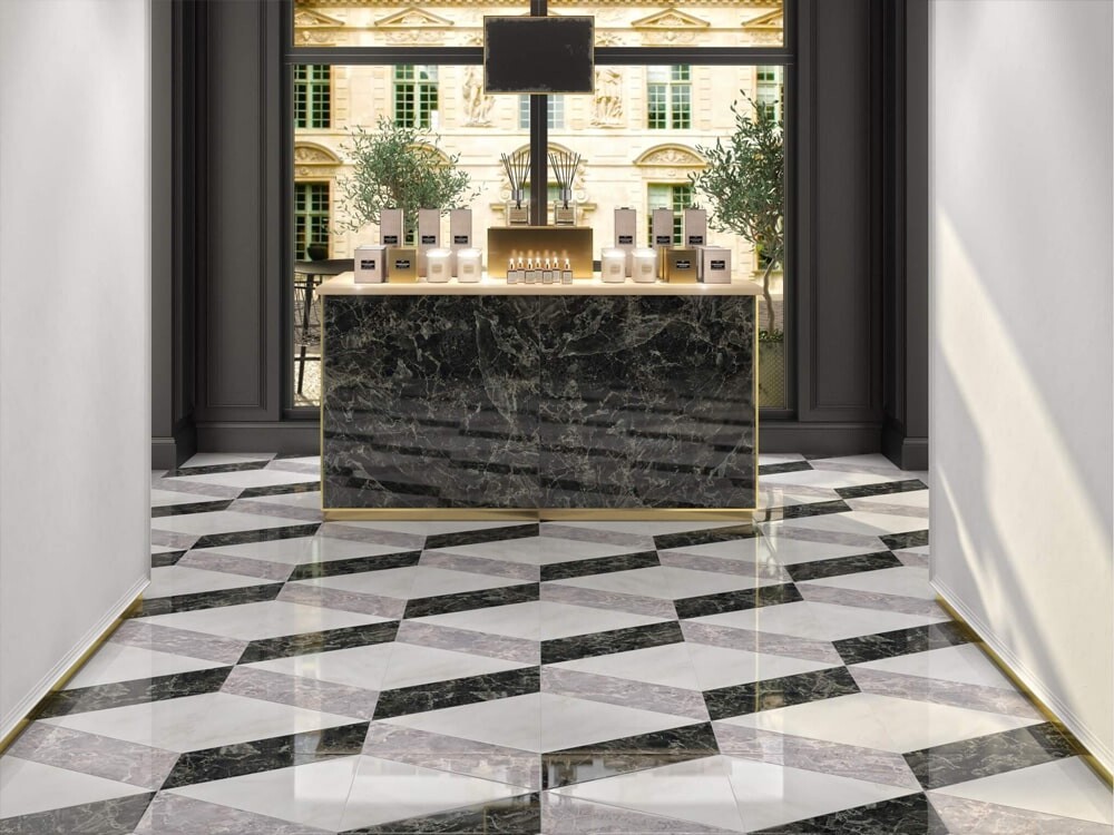 Kerama Marazzi Парнас ID105 наборный декор керамогранит 40x40 см