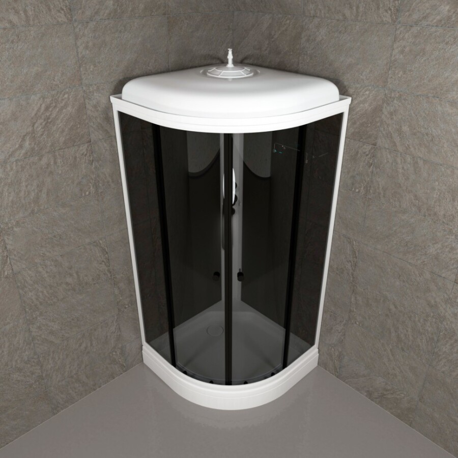 Triton Душевая Кабина Грэй-Блэк 90*90 А (ПД31) Щ0000067302