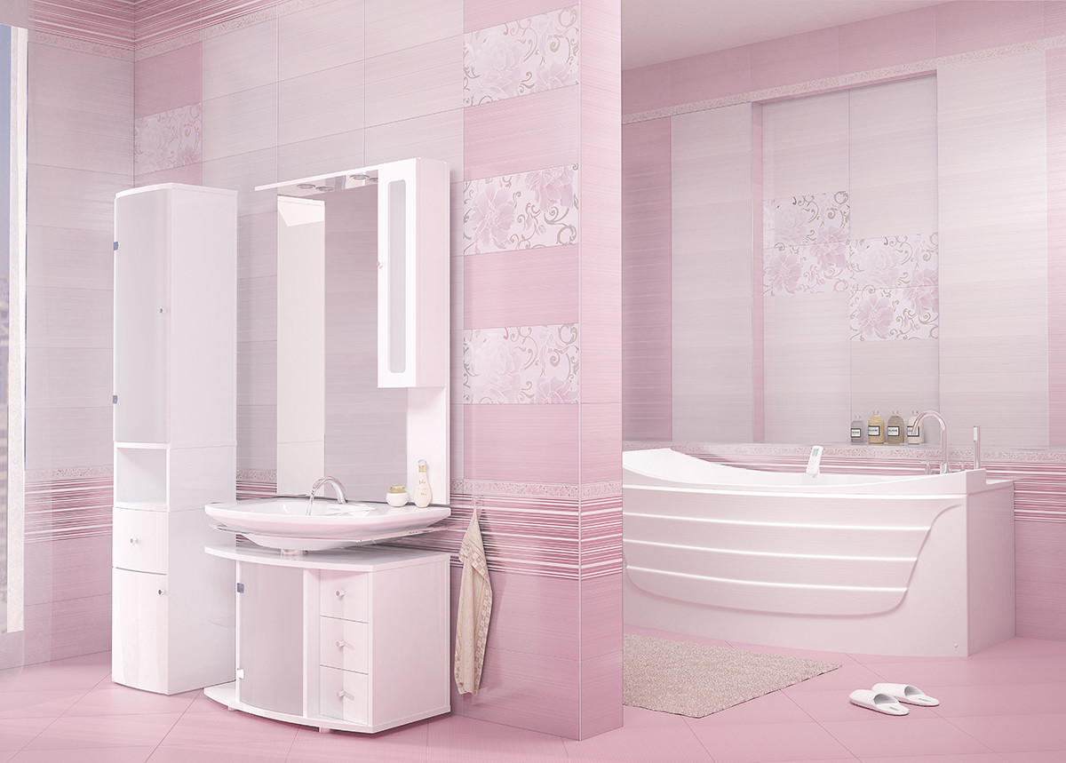 Плитка настенная AltaCera Pion Lila Lila 25x50 см матовая