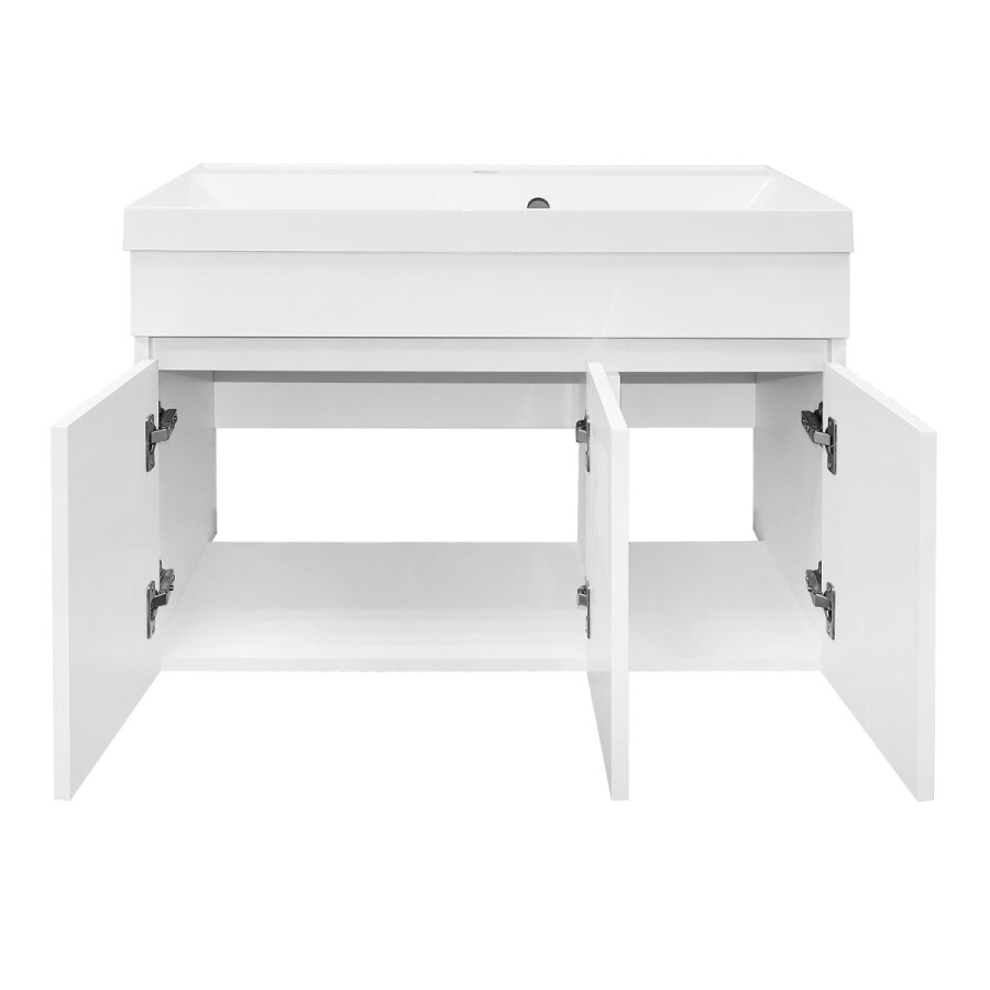 Комплект Тумба Loranto Serenada 80 700х450х550 подвесная, с раковиной Астория 80, белый CS00096756