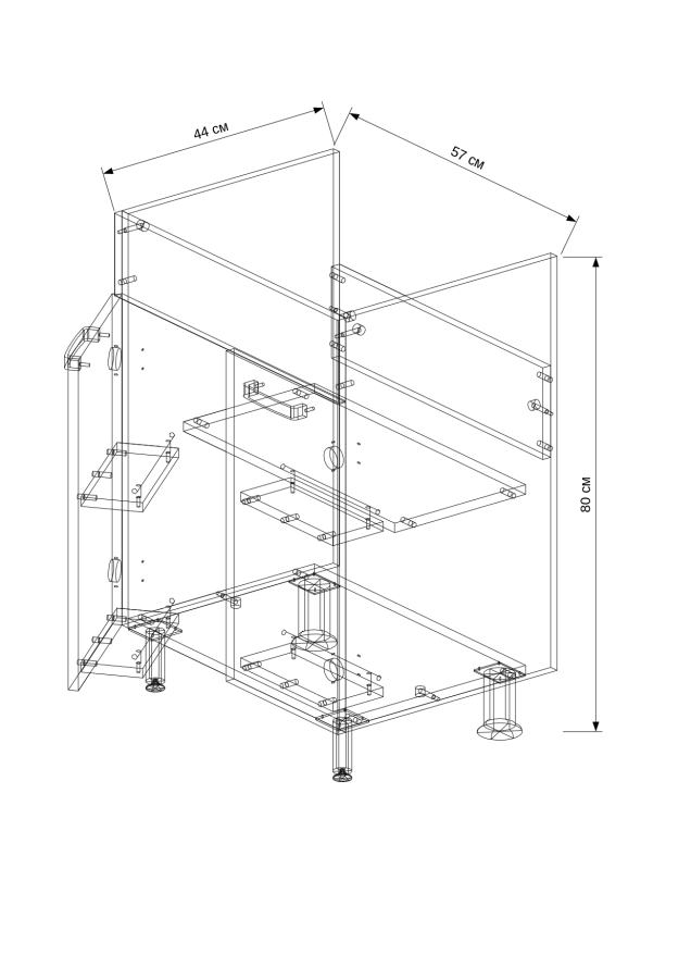 EvaGold Sevilla тумба 60 см с раковиной CITY 60/Como 60 EG010140