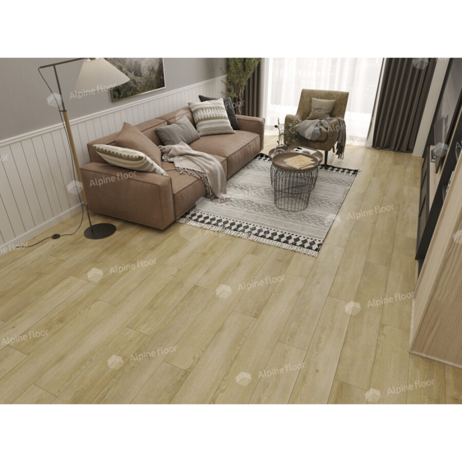 Alpine Floor Easy Line Кварцвиниловая плитка LVT Дуб старинный ECO 3-33 1219.2 х 184.15 х 3 mm