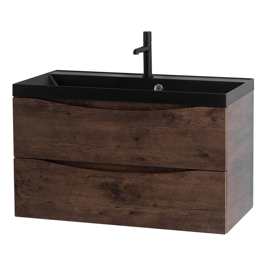 BelBagno Marino 90 см тумба под раковину MARINO-900-2C-SO-RW-P Rovere Moro подвесная
