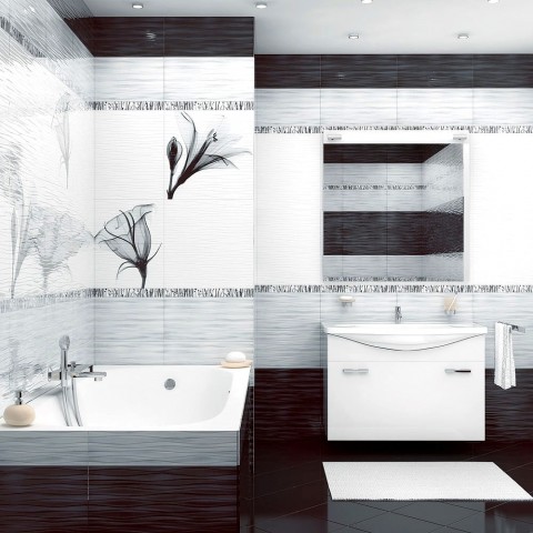 Уралкерамика Эста 5х50 см бордюр настенный