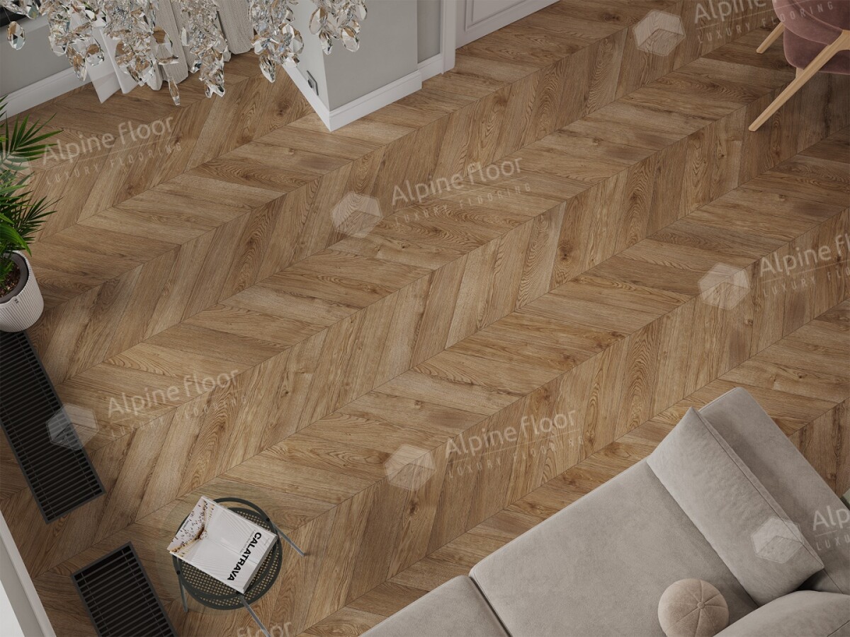 Ламинат Alpine Floor Chevron Art LF109-06, 550*112*12mm