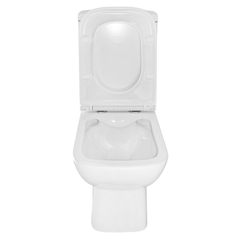 Унитаз-компакт Azario VARO 365х615х805 напольный, безободковый,с быстросъемным сиденьем Микролифт, полипропилен AZ-2171