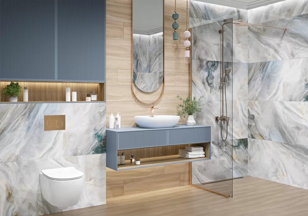 Керамогранит 6060ILN18HG LCM Illusion Smoky Суперполированный 600 x 600 x 8 мм.