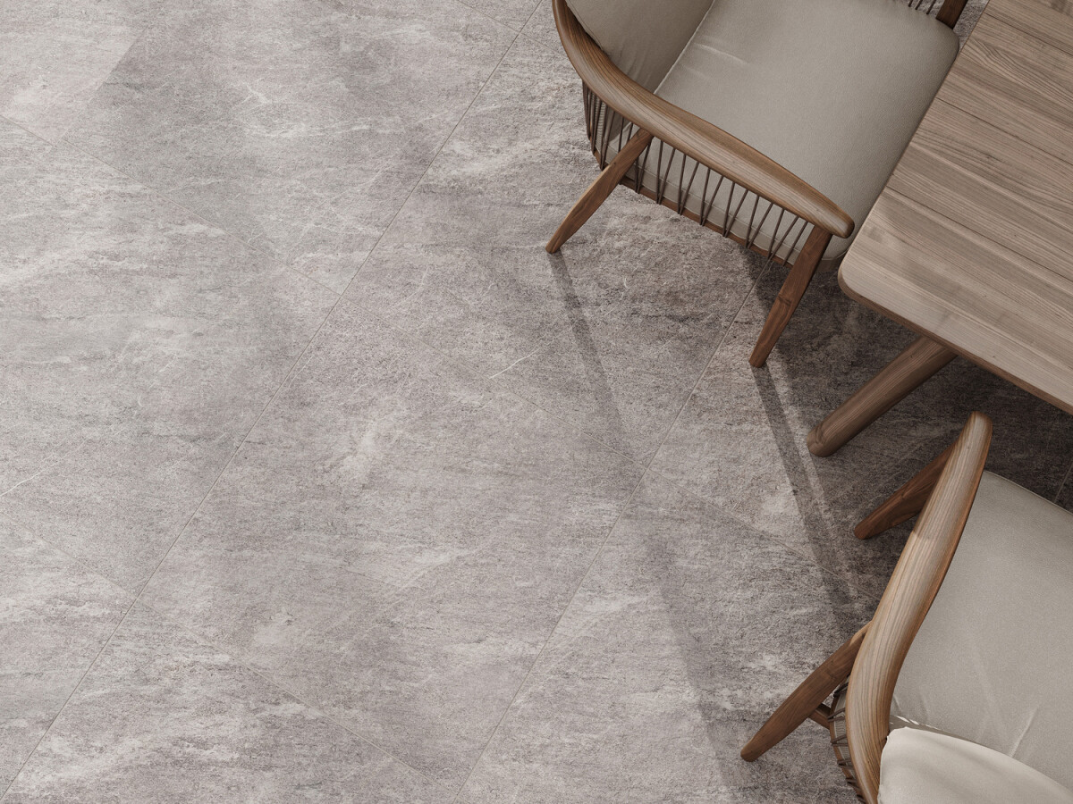 Керамогранит Cersanit Desert серый ректификат рельеф 59,8x59,8 A17888