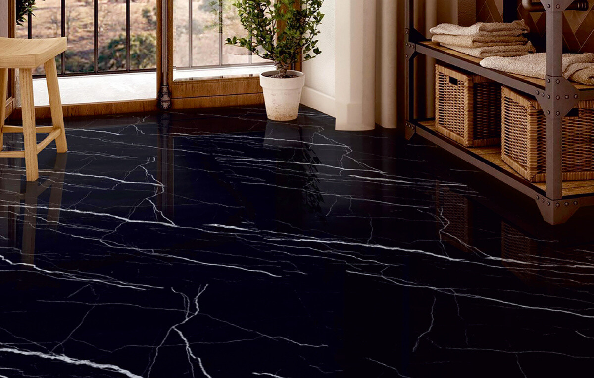 Керамогранит Azario Portoro Nero 60x120 High Glossy P4120821120HG