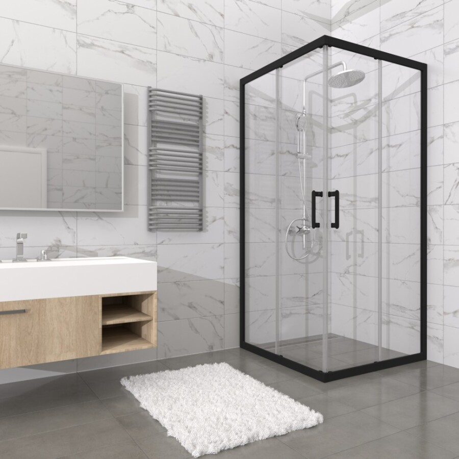 Душевая Ширма Triton pro Фикс-Блэк 80х80 Щ0000074407
