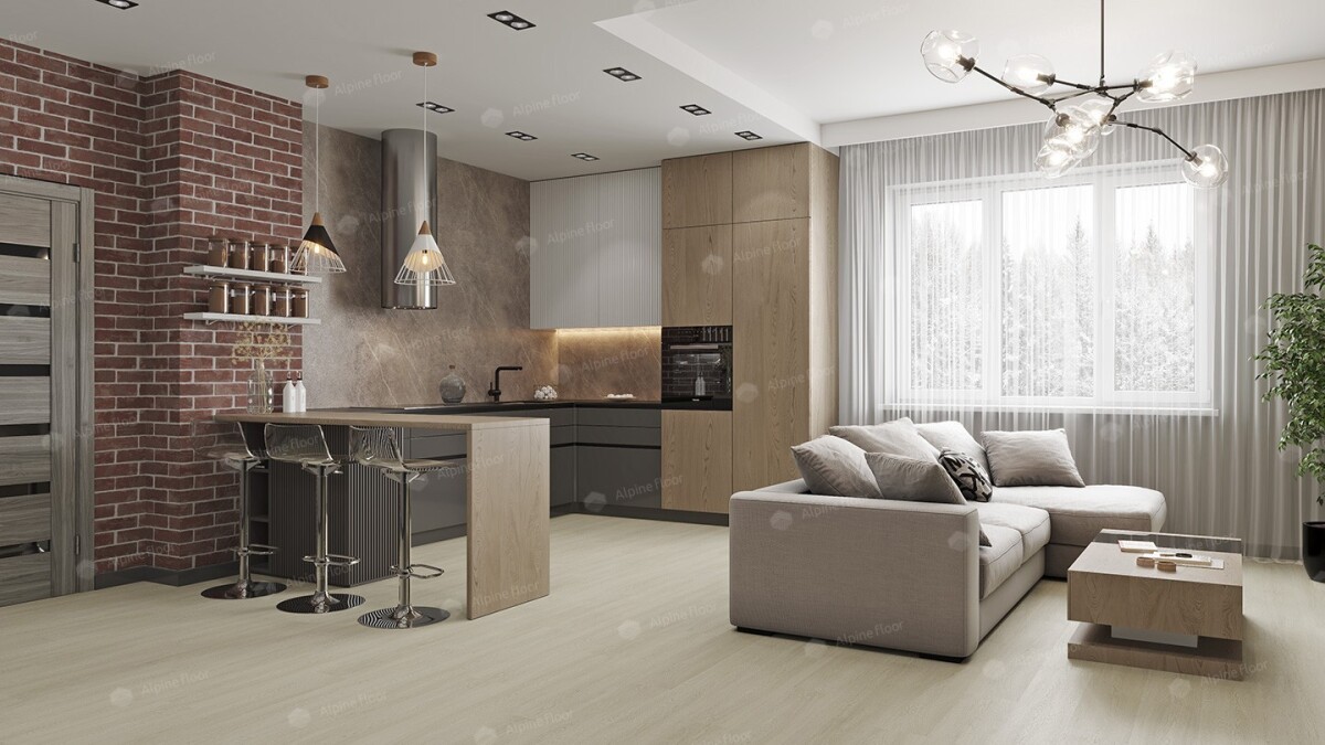 Alpine Floor Solo Plus SPC ламинат Ленто ЕСО 14-501-R 1220 х 183 х 4.0 mm